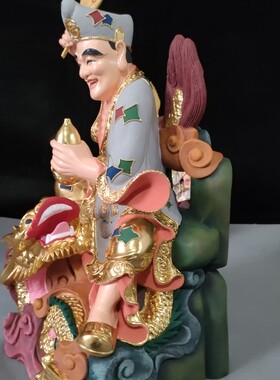 豪祥工艺木雕 济公 道济和尚 降龙罗汉 活佛济公李修缘 家用佛堂