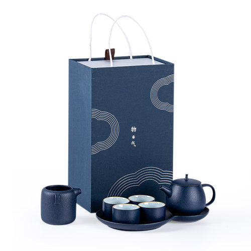 恒越陶瓷功夫茶具套装圆融壶井栏壶茶盘分茶泡茶家用办公支持定制 - 图0
