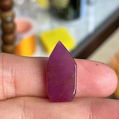 天然非洲无烧无注胶红宝石原石吊坠随形镶嵌 男女新年礼物15.92ct