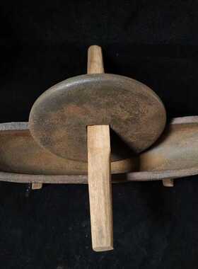 药碾子老物件古玩影视道具