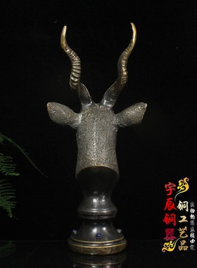 纯铜办公室礼品风水招财摆件古玩