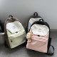 Lightweight water-repellent travel school bag with stylish color matching backpack