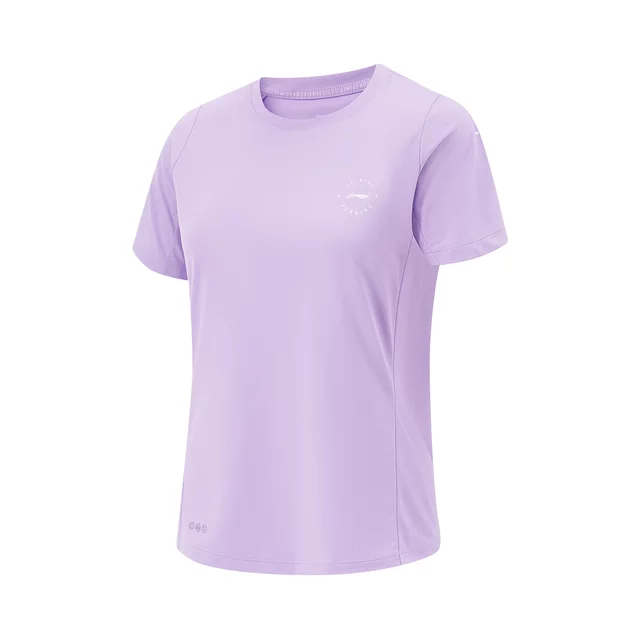 Li Ning T-shirt 2025 summer new product professional running series women's reflective quick dry breathable short-sleeved ATSV088