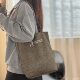 Xifanni autumn and winter retro leopard print double-sided shoulder bag