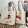 Xifanni shoulder bag bread large Japanese and Korean canvas bag