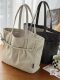 Xifanni one-shoulder portable simple Japanese and Korean tote bag