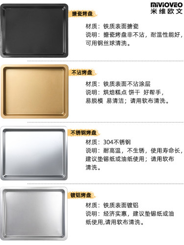 不沾烧烤盘适用小熊10L11升DKX-A09A1小烤箱接油盘网架烘焙配件 - 图2