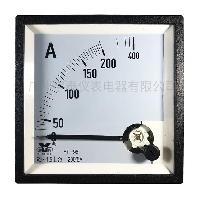 YT96 AC ammeter 50A 100A 150A pass-through ammeter 92X92 SF96 CP96 50/5