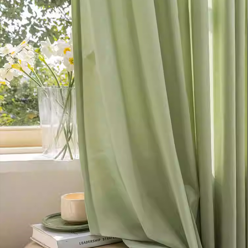 Sheer curtains blackout high-end balcony bay window curtains and screens