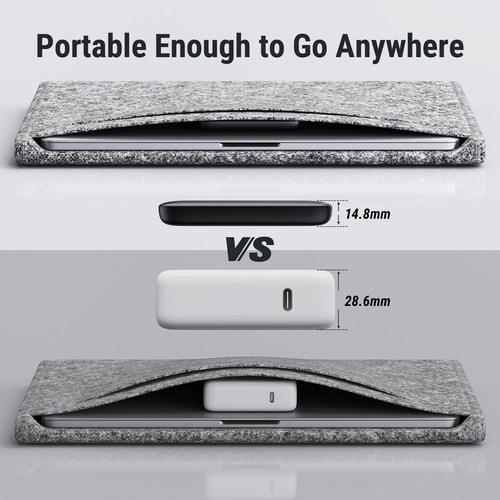 Voltme65W超薄氮化镓液态硅胶双C线套装 支持5A 55W PPS MacBook 苹果17 16 小米三星OPPO ViVO充电器快充头 - 图1