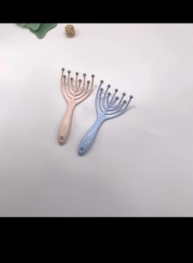 九爪按摩器滚珠头部按摩器头皮挠头抓头五指按摩器灵魂提取器