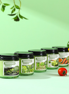 香薰蜡烛跨境100g感香氛无烟大豆蜡室内家居摆件生日伴手礼物