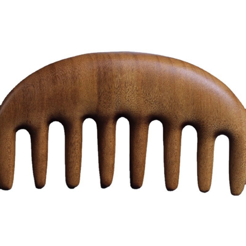 古仙 天然金丝楠木头部按摩梳个人护理经络梳子五齿美发梳头疗梳,淘宝优惠券,粉丝福利购,淘宝优惠卷