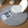 Short pile bedroom casual carpet study computer chair mat living room round carpet fashion simple modern leisure round carpet