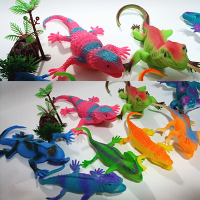 儿童玩具蜥蜴软胶静态仿真动物套装儿童叫叫蜥蜴变色龙塑胶鳄鱼,淘宝优惠券,粉丝福利购,淘宝优惠卷