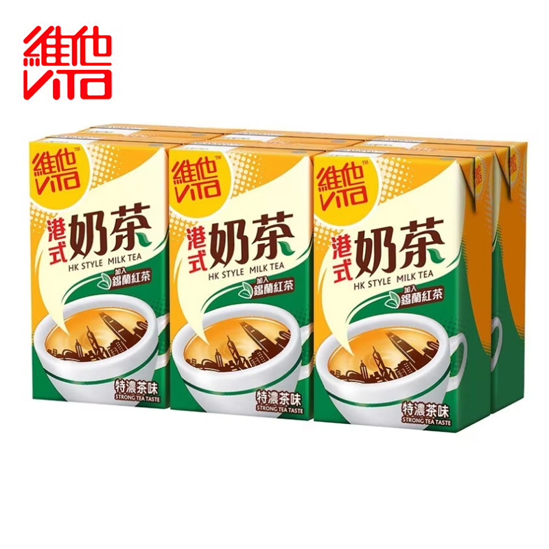 香港进口维他奶饮品 vita维他港式奶茶特浓味 饮料 250ml 港版 - 图3