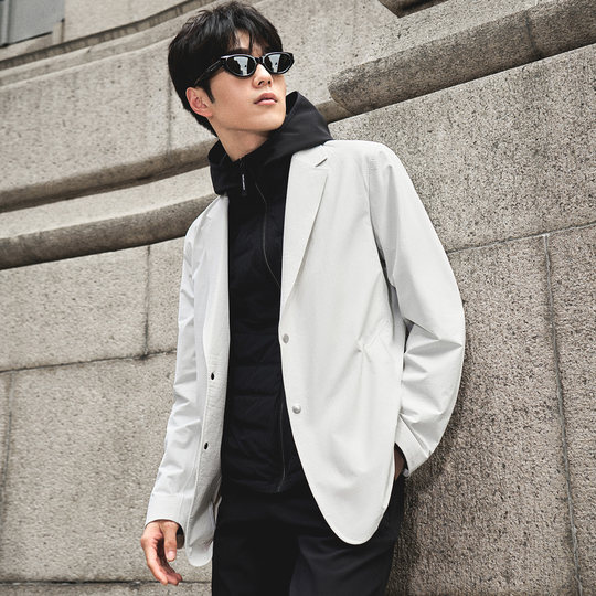 【可运动西服】报喜鸟秋季男士商务休闲西装弹力便西上衣外套男