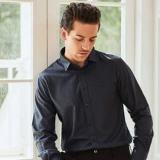 Продажа Hi Bird's Formal Men Business Casual Grinding Long -sleaed Long -sleaved Tip рубашка для рубашки с воротником мужчина