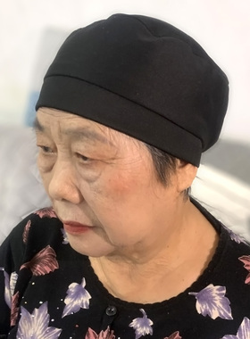春秋季中年妈妈老太太透气帽子