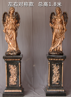 欧式风天使雕像婚庆走廊落地摆件