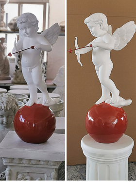 欧式 爱神丘比特树脂人物 庭院花园工艺品雕塑落地装饰美化摆件