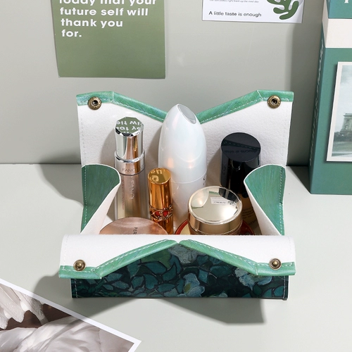 Бумажная коробка Ins Retro Paper Box Home Creative Leather Student Dormitory Office Desktop Box