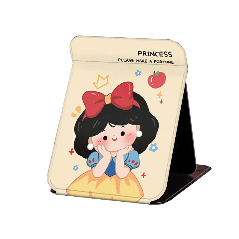 镜子学生宿舍可爱桌面台式可立办公室小便携家用女折叠化妆镜高清,淘宝优惠券,粉丝福利购,淘宝优惠卷