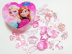 Cô gái hồng Crystal Gem Trẻ em Đồ trang sức acrylic Đồ chơi công chúa Giày cao gót Vương miện Kim cương Phần thưởng - Đồ chơi gia đình đồ chơi nấu ăn Đồ chơi gia đình