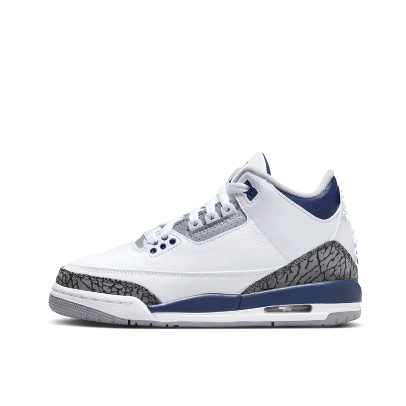 球鞋家 Air Jordan 3 中帮小闪电男子复古篮球鞋 CT8532-140-145 - 图3