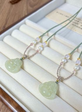 天然高档佛公吊坠弥勒佛玉佛吊坠