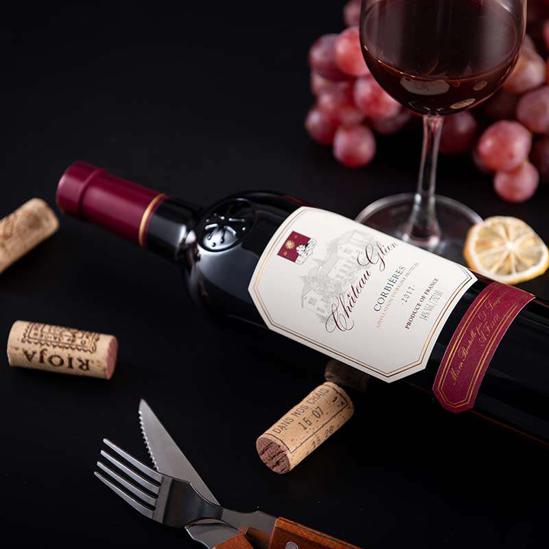 法国进口 Chateau Gleon 葛雷昂酒庄 AOP级红葡萄酒 750mL*2支礼盒装 天猫优惠券折后¥158包邮(¥399-241)