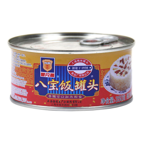 包邮 上海特产梅林八宝饭350g*6罐 糯米饭八宝饭罐头手工食品速食 - 图3