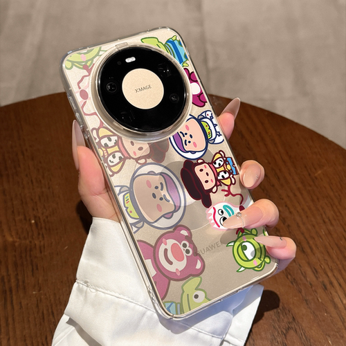 适用华为mate80手机壳新款mate80pro卡通玩具家族mate80promax超薄透明mt高级感promax创意pro个性男女款防摔 - 图0