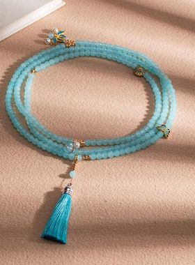 琉璃琉璃圆珠女新中式复古斜挎链