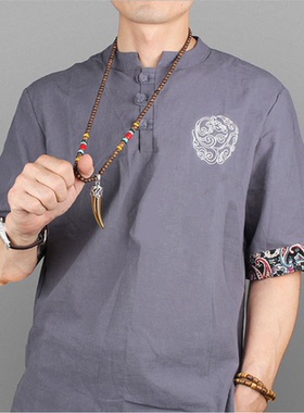 大气项链木质圆珠男女情侣