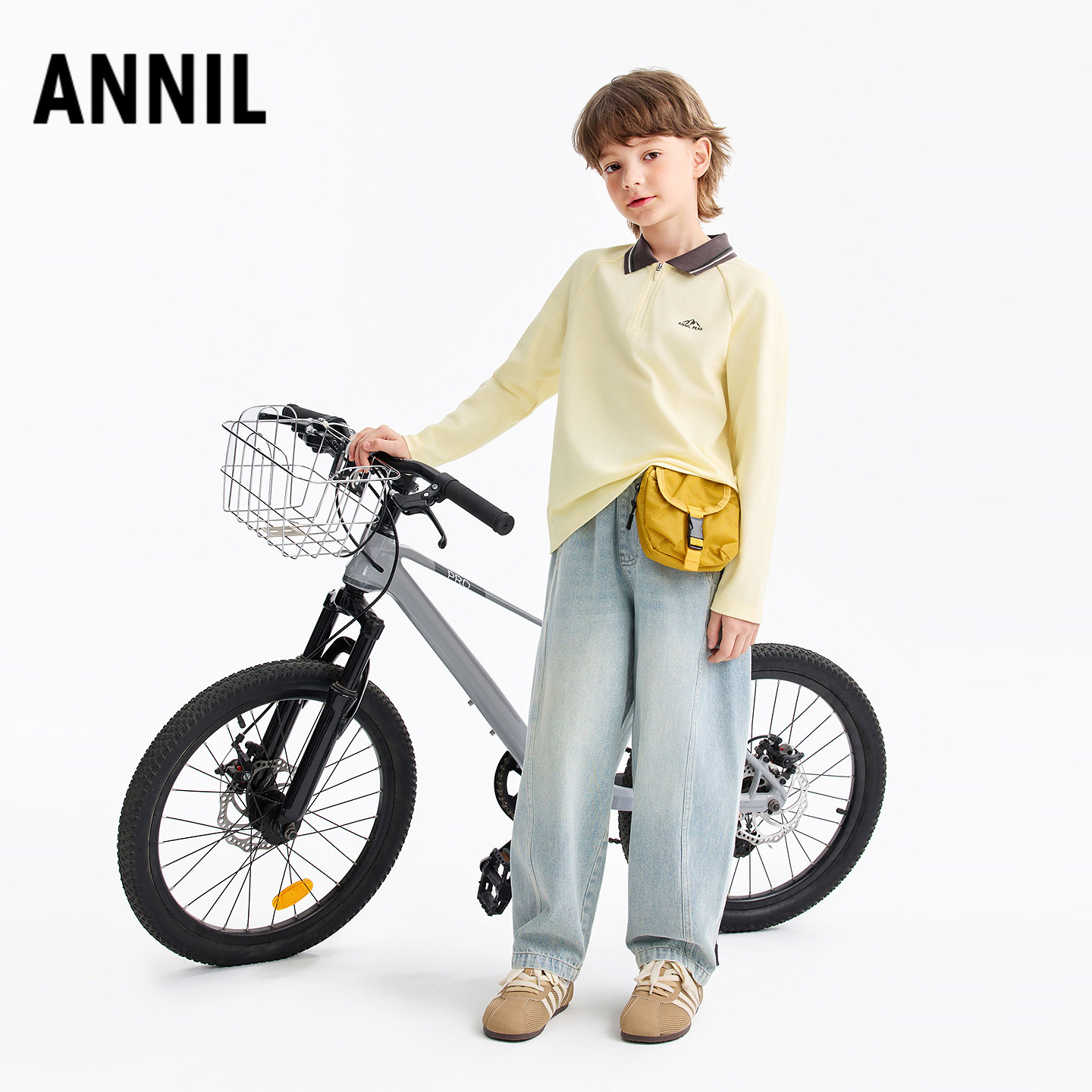 安奈儿童装男童翻领长袖POLO衫2026春新款,淘宝优惠券,粉丝福利购,淘宝优惠卷