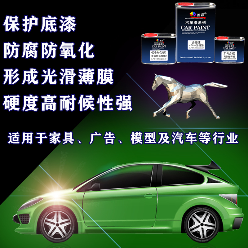 汽车清漆光油木器亮油广告牌金属防水镜面透明亮光保色不黄变套装-图1