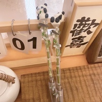 Salty hand for panda light ancient wind and high pen knife acrylic pen cap