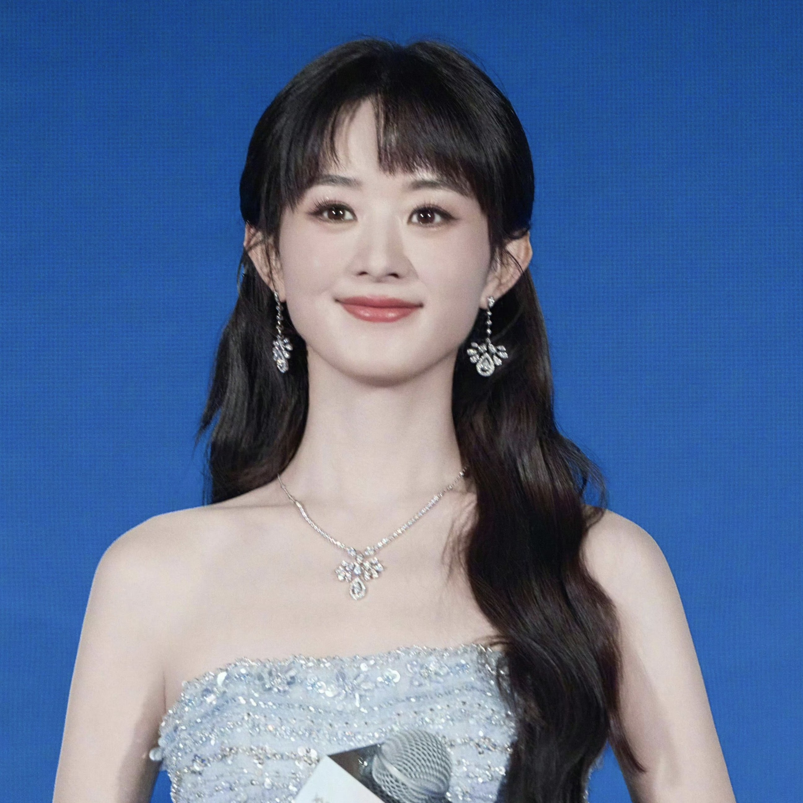 赵丽颖同款轻奢法式长款流苏新娘耳环项链水滴超仙皇冠晚宴婚套装,淘宝优惠券,粉丝福利购,淘宝优惠卷