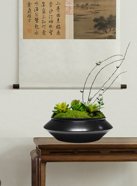 永生苔藓新中式售楼部仿真植物