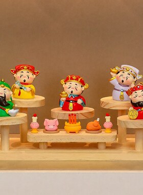 创意玄关展示架家居摆件办公室多层收纳卡通可爱公仔置物架装饰品