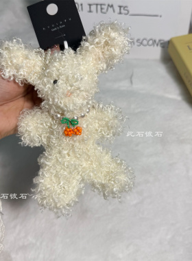 可爱高级泰迪卷设计师玩偶小挂件