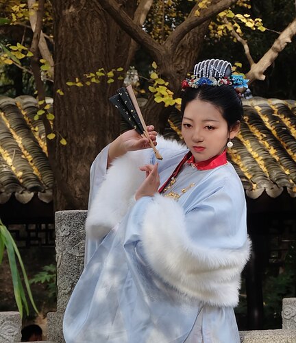 大萌制梁冠明代汉服小冠首饰男女配饰太子冠莲花冠小金冠原创设计 - 图0