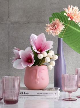 创意现代北欧轻奢玻璃杯复古家用