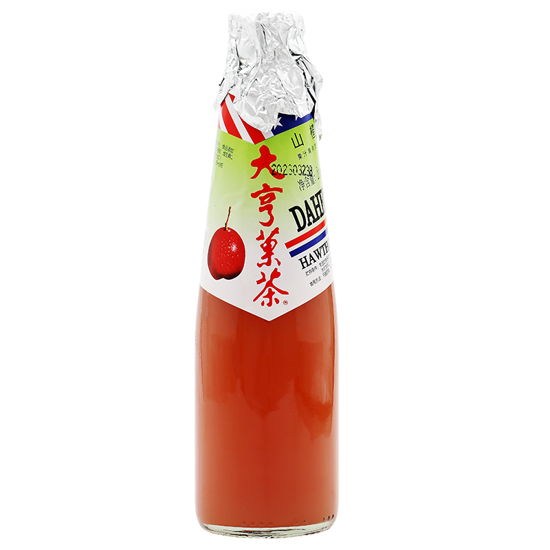 大亨果茶山楂果汁果肉饮料山楂汁235ml*24瓶新鲜正品 京津冀包邮 - 图0