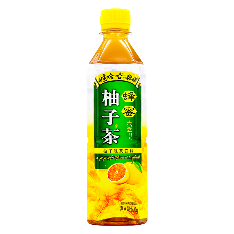 娃哈哈蜂蜜柚子茶饮料500ml*15瓶整箱饮品官方旗舰店同款哇哈哈-图0