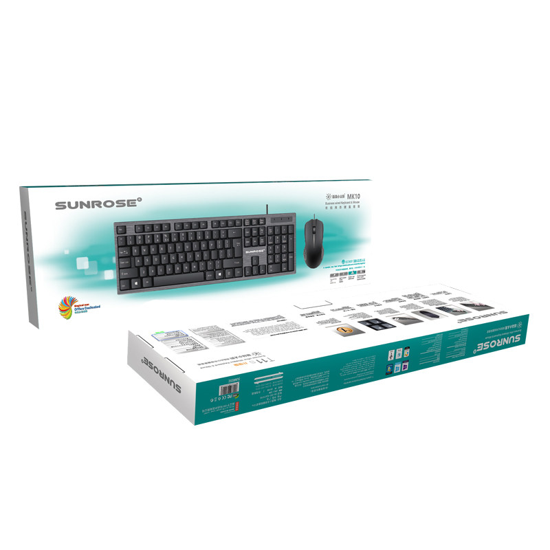 精晟小太阳MK10鼠标键盘有线USB电脑办公LOL游戏家用轻音键鼠套装,淘宝优惠券,粉丝福利购,淘宝优惠卷
