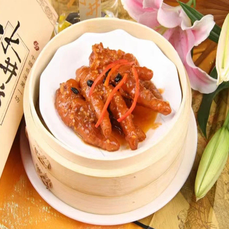 广式酱味凤爪广东早茶店餐厅港式蒸凤爪虎皮熟食500g粤菜加热即食,淘宝优惠券,粉丝福利购,淘宝优惠卷