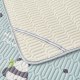 Cartoon panda latex mat three-piece set of summer ice silk mat children boy soft mat bed sheet air conditioning mat 1.35