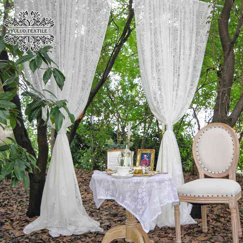 田园复古白纱窗纱纱帘美式蕾丝韩纱北欧窗帘式蕾丝欧式成品门帘,淘宝优惠券,粉丝福利购,淘宝优惠卷